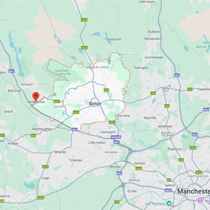 Map of Bolton