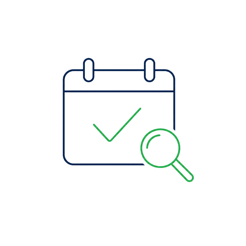 Step 1 icon: book your fire risk assessment